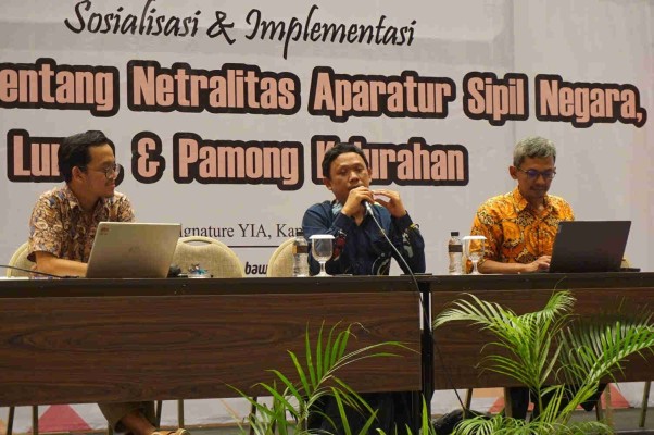 Bawaslu Kulon Progo Sosialisasikan Peraturan Netralitas ASN, Lurah, dan Pamong Kalurahan