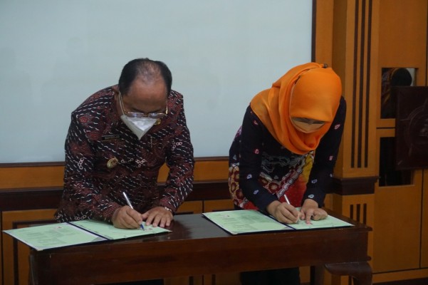 Bawaslu Kulon Progo  Tanda Tangani Kesepakatan Bersama dengan Pemerintah Kabupaten Kulon Progo