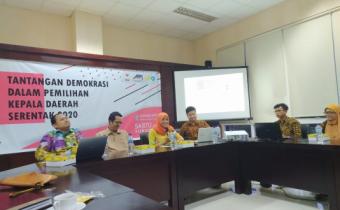 Bawaslu Kulon Progo Hadiri Talkshow "Tantangan Demokrasi Dalam Pemilihan Kepada Daerah Serentak 2020"