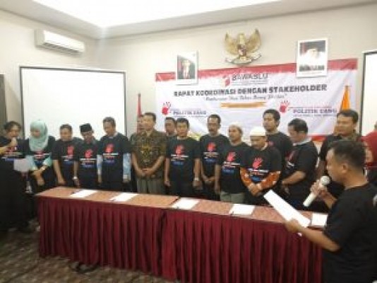 Meminimalisir Money Politic, Bawaslu DIY dan Panwaslu Kabupaten/Kota Se-DIY Membangun Desa Bebas Money Politic