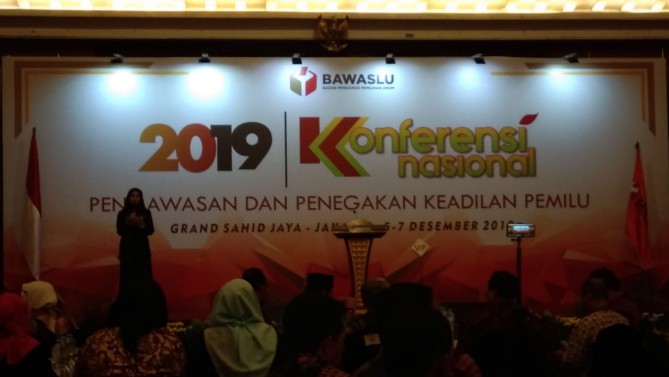 Bawaslu Kulon Progo ikuti Konferensi Nasional  Evaluasi Penyelenggaraan Pemilu Serentak Tahun 2019