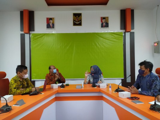 Audiensi Ke Dinas Komunikasi Informatika, Bawaslu Kulon Progo Perkuat Sinergi  Teknologi Informasi 