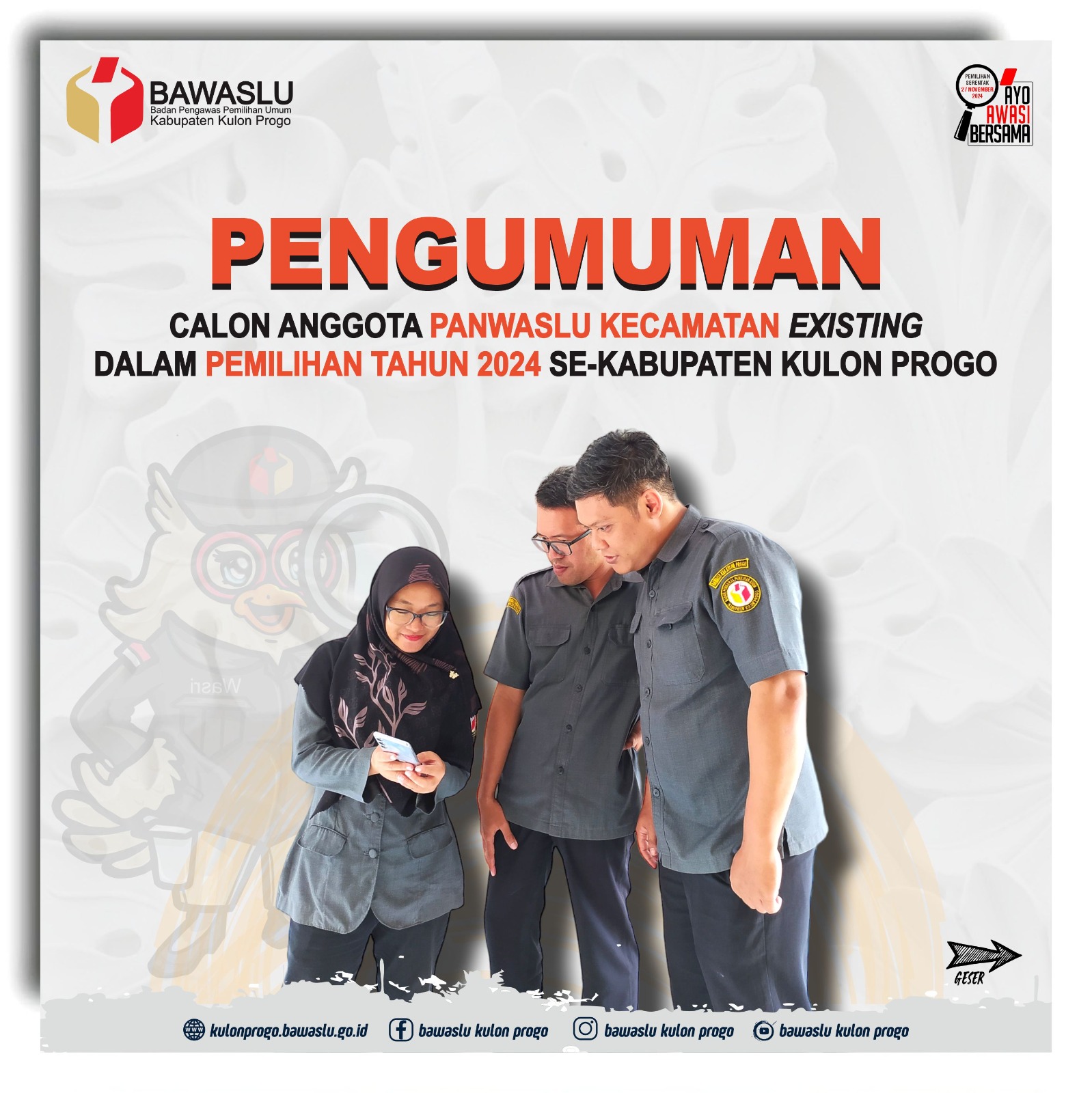 Pengumuman Panwascam