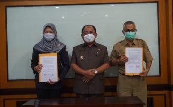 Bawaslu Kulon Progo Tanda Tangani Perjanjian Kerja Sama dengan 10 OPD Kulon Progo