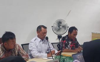 Koordinator Divisi Hukum, Pencegahan, Parmas, dan Humas Bawaslu Kabupaten Kulon Progo, Muh. Isnaini mengikuti Rapat Koordinasi dan ToT Pendidikan Pengawasan Partisipatif (P2P) Tahun 2026